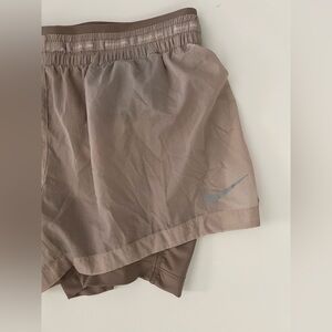 Nike Women's Beige Athletic Shorts